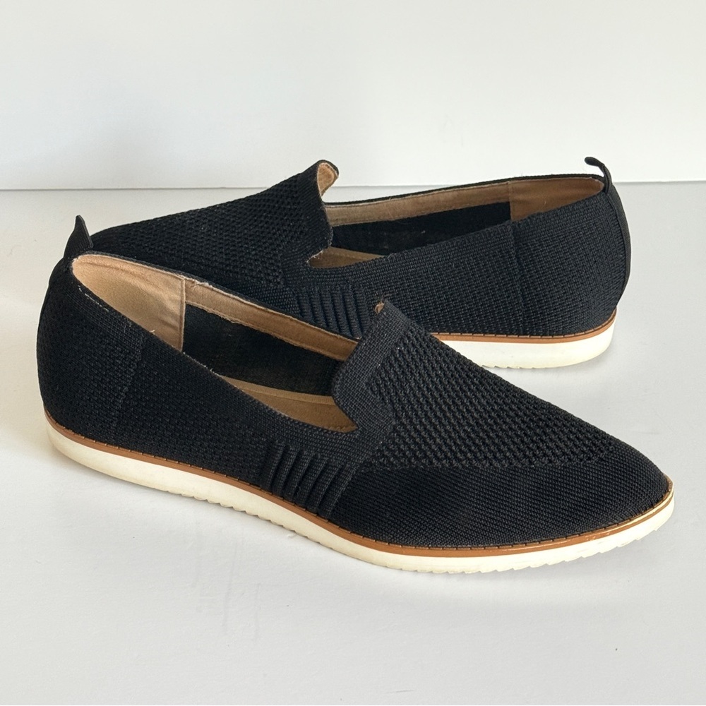 Adrienne Vittadini Women's Lamonte Stretch Knit Slip-On Loafers Size 9